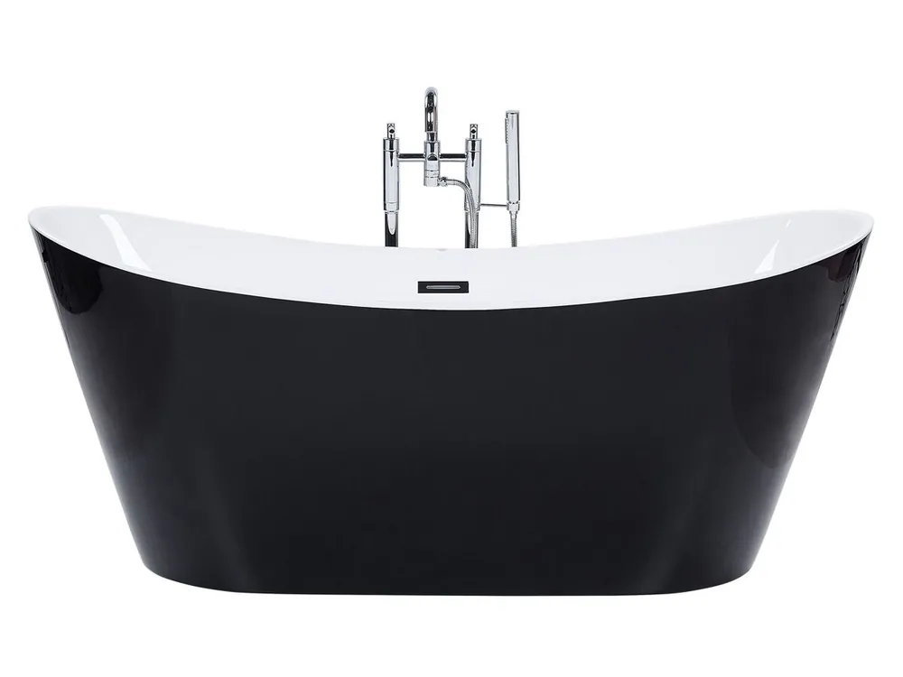 Bañera independiente ANTIGUA 160 x 76 cm Negro - Baño