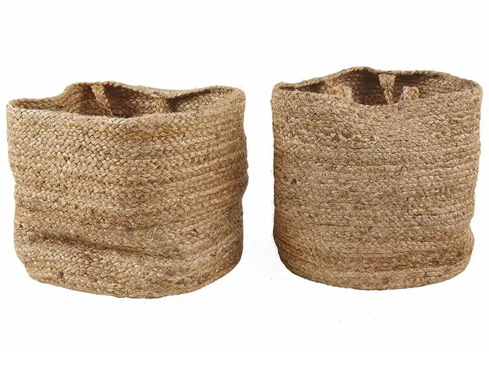 Conjunto de 2 cestas KAELLA Yute Arena - Baño