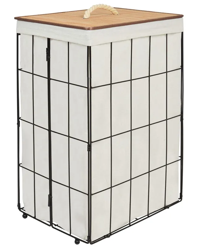Cesta MIRISSA Metal Negro - Baño
