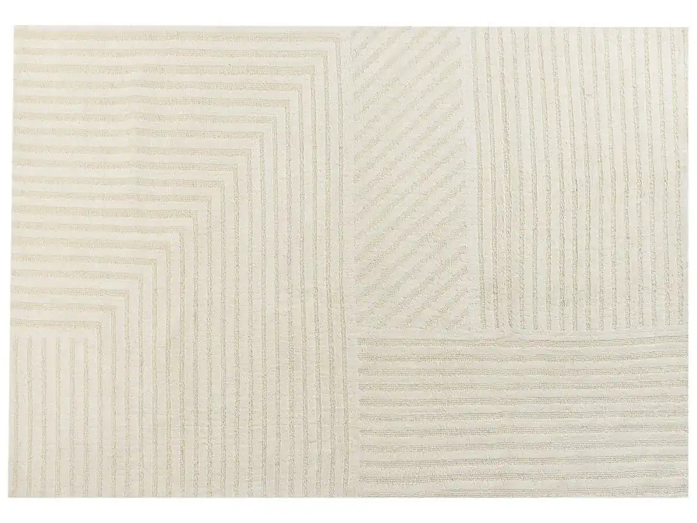 Alfombra ABEGUM Beige 160 x 230 cm Lana - Textil