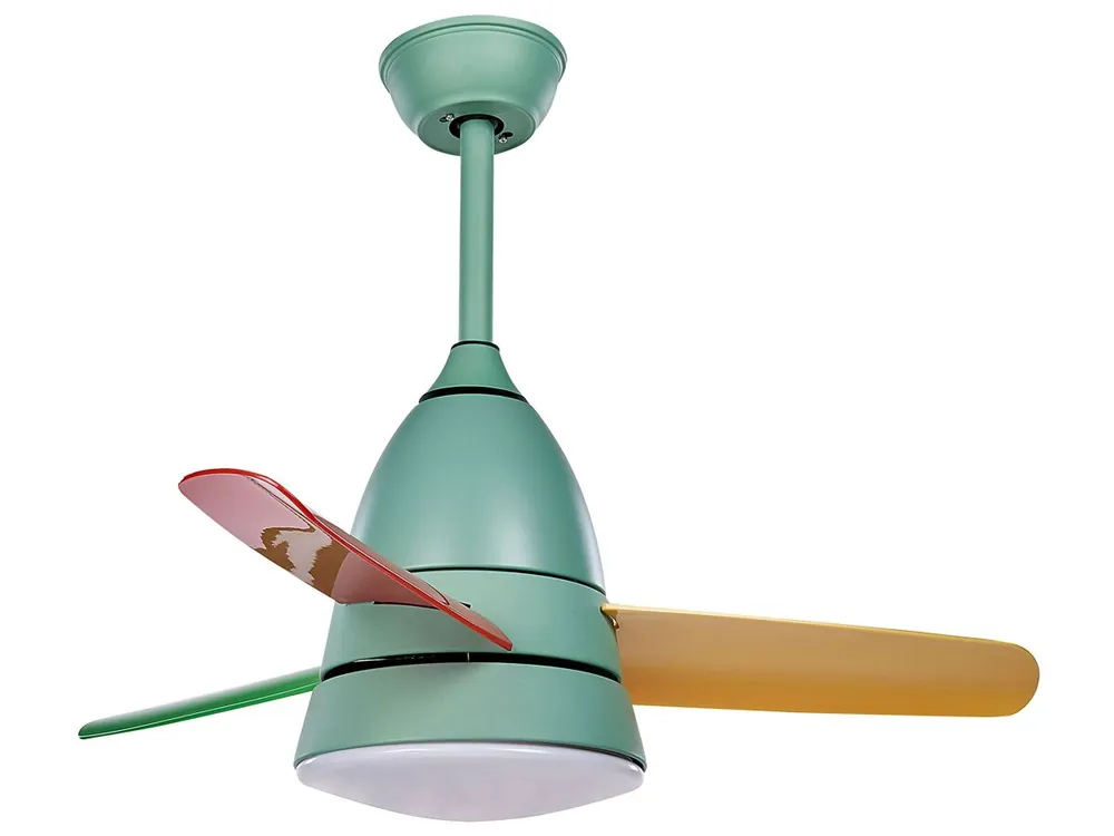 Ventilador de techo con luz STRAWBERRY con mando Multicolor - Electrodomésticos