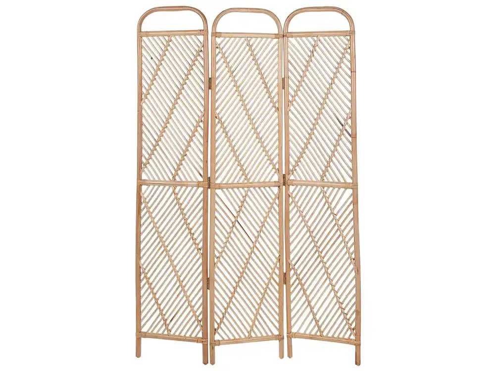 Separador de ambientes de 3 paneles COSENZA Marrón claro 106 cm 180 cm - Decoración