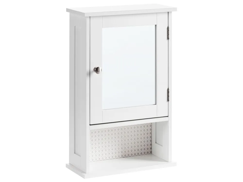 Armario con espejo de pared para baño HUILA 34 cm 53 cm Blanco