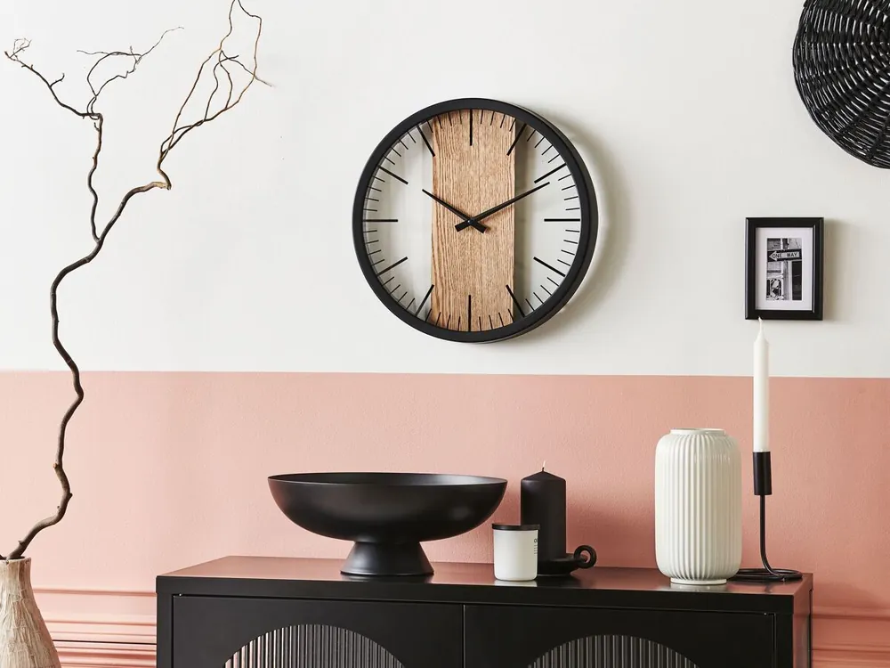 Reloj de pared VILLORA 38 cm Marrón/Negro - Decoración