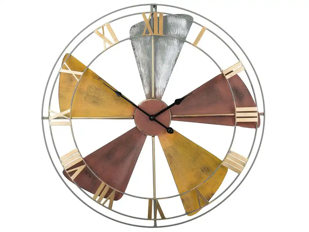 Reloj de pared WIKON 60 cm Metal Multicolor - Decoración