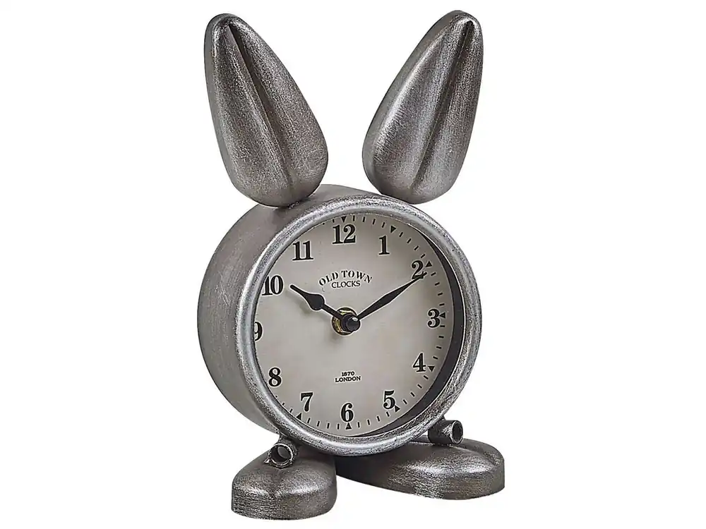 Reloj THUSIS 15 cm Metal Plateado - Decoración