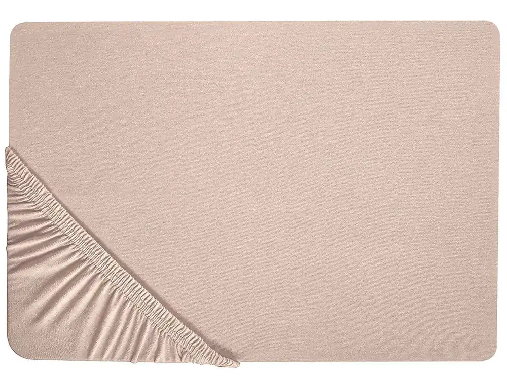 Sábana bajera HOFUF Algodón 90 x 200 cm Beige - Textil