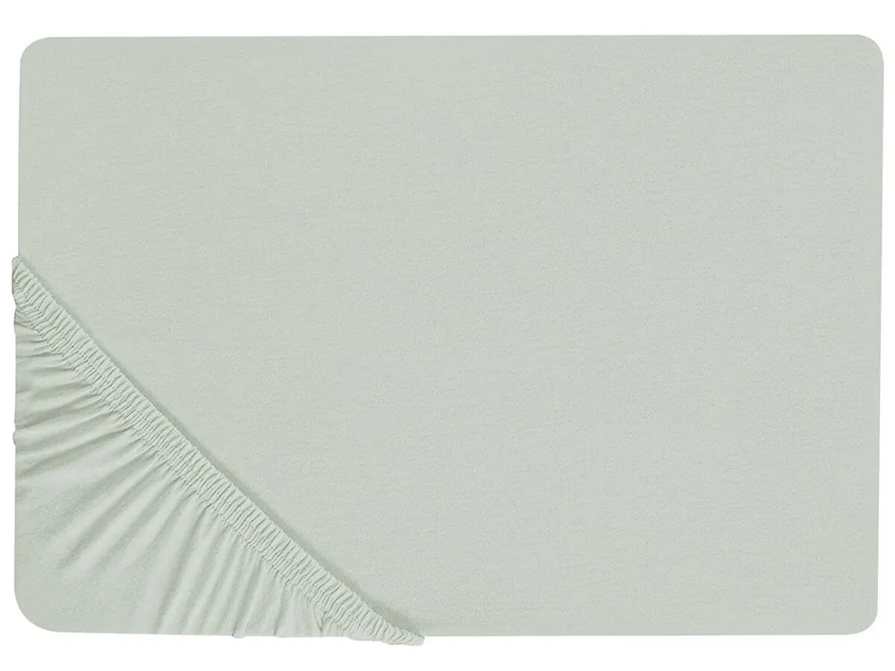 Sábana bajera JANBU Algodón 90 x 200 cm Verde claro - Textil