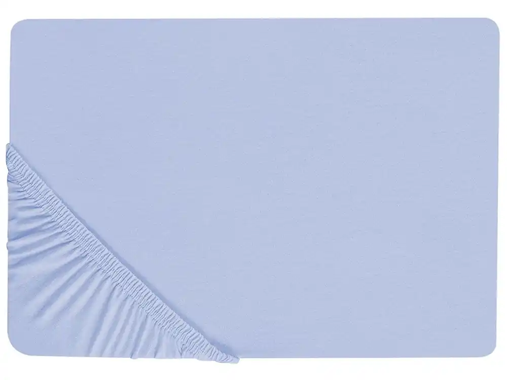 Sábana bajera JANBU Algodón 90 x 200 cm Azul claro - Textil