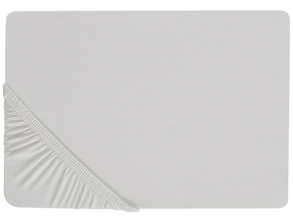 Sábana bajera JANBU Algodón 90 x 200 cm Gris claro - Textil