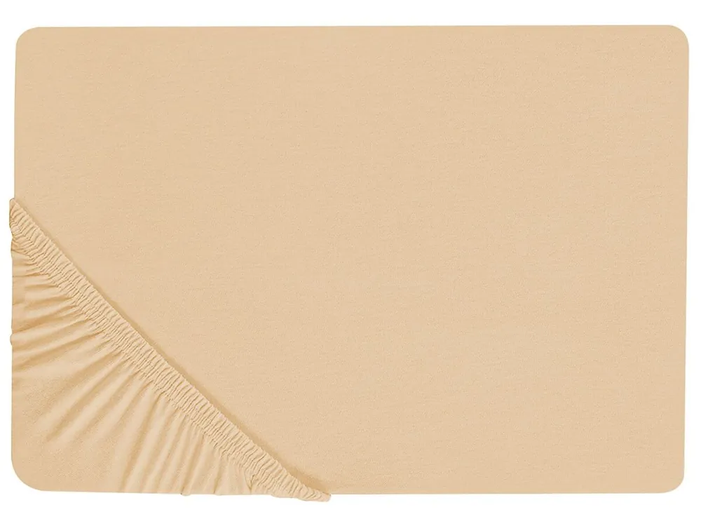 Sábana bajera JANBU Algodón 90 x 200 cm Arena - Textil