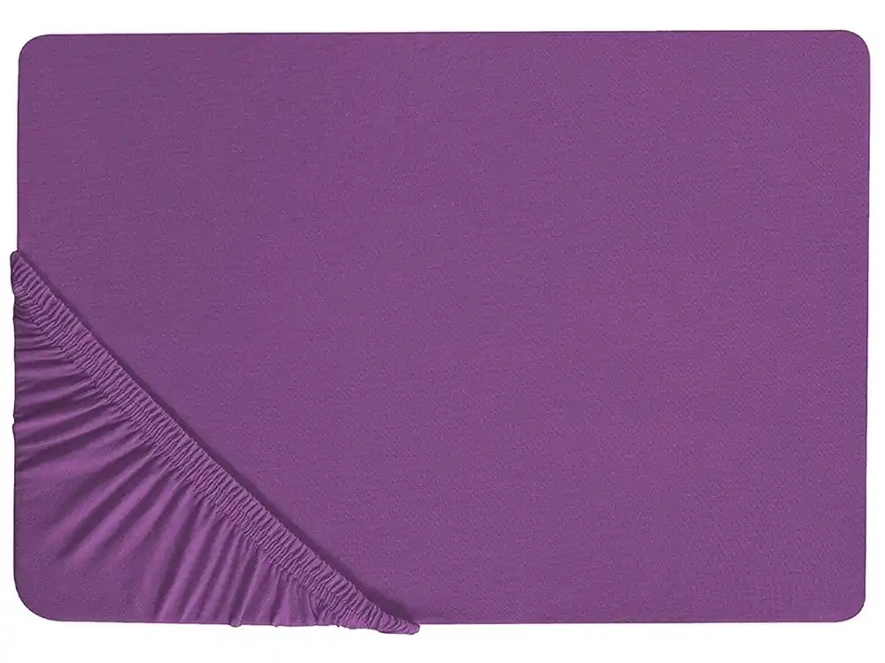 Sábana bajera JANBU Algodón 90 x 200 cm Púrpura - Textil