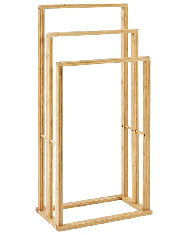 Toallero TUPELO Madera de bambú Marrón claro - Baño