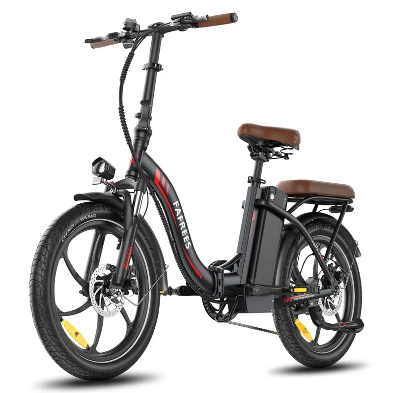 Bicicleta Eléctrica FAFREES F20+ Pro - Motor 250W Batería 36V25Ah Neumáticos De 20" Frenos De Disco Mecánicos - Negro