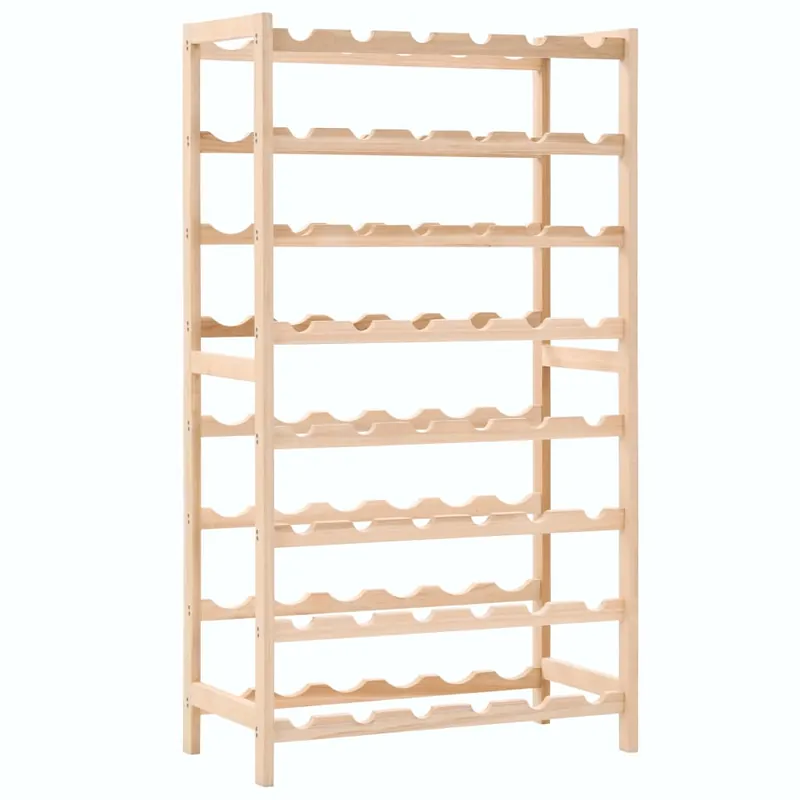 vidaXL Botellero de madera de cedro 57,5x28x102 cm - Cocina