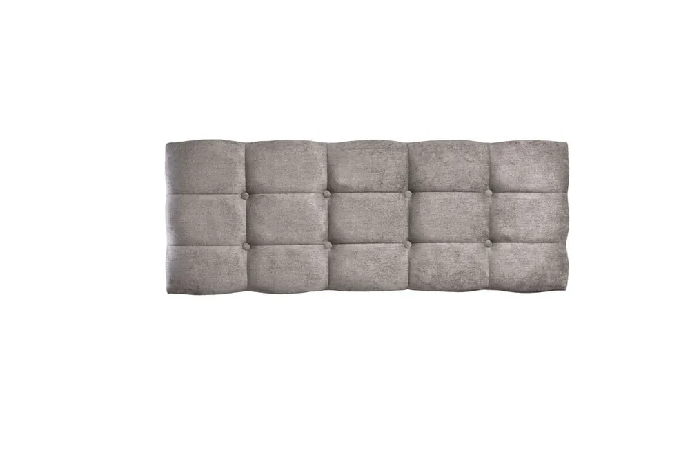 Cabecero MOCCA 158x58x7cm tela gris oscuro - Descanso