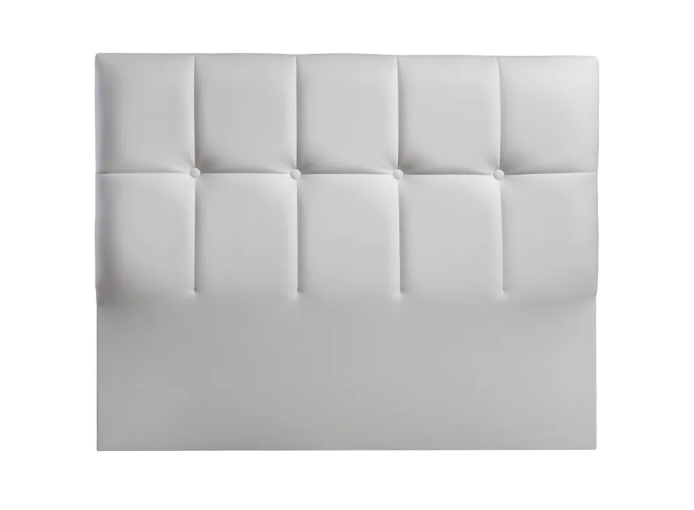 Cabecero MOZART 145x115x7cm semipiel blanco - Descanso