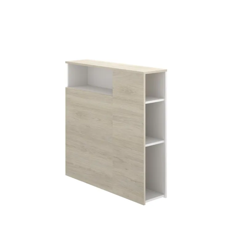 Cabezal para cama Ten compartimentos laterales blanco 95x97,5x23,5 cm - Descanso