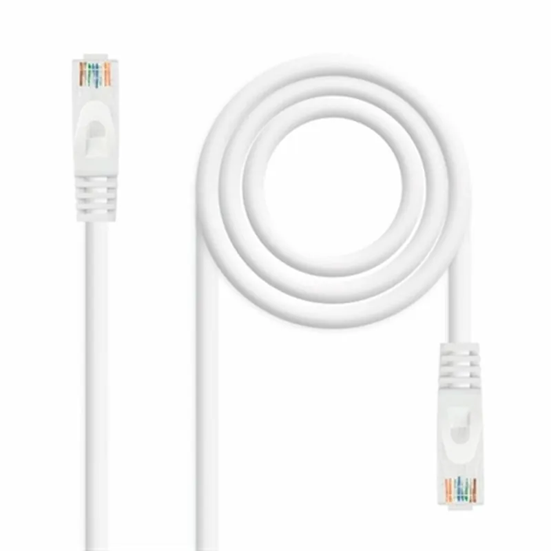 Cable de Red Rígido UTP Categoría 6 NANOCABLE Blanco - Electrónica