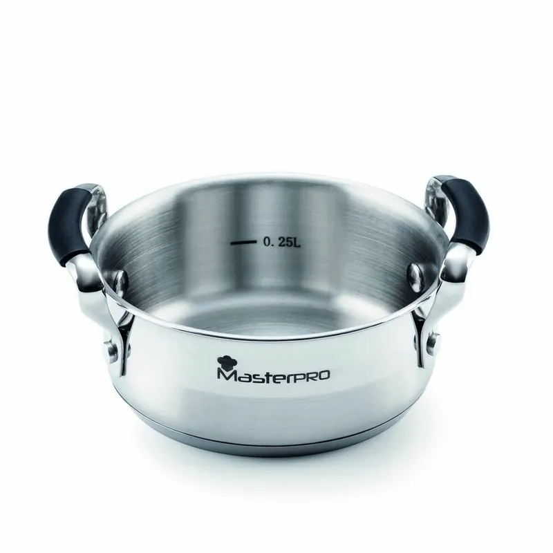 Cacerola Masterpro Ø 12 cm Plateado Acero Inoxidable - Cocina
