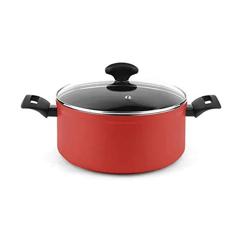 Cacerola FAGOR Rojo Aluminio (Ø 24 cm) - Cocina