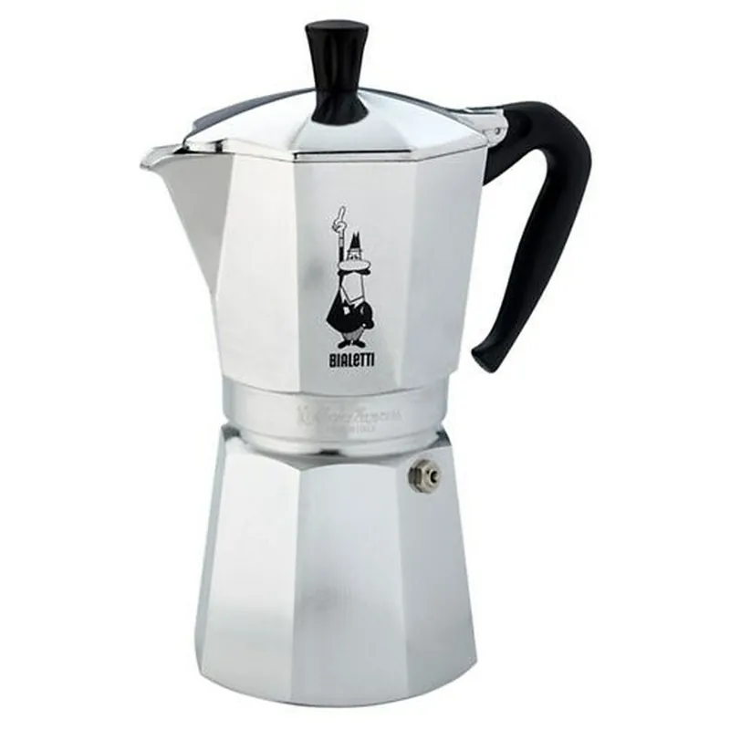Cafetera Italiana Bialetti Moka Express Plateado Aluminio 12 Tazas 0,75 L - Cocina