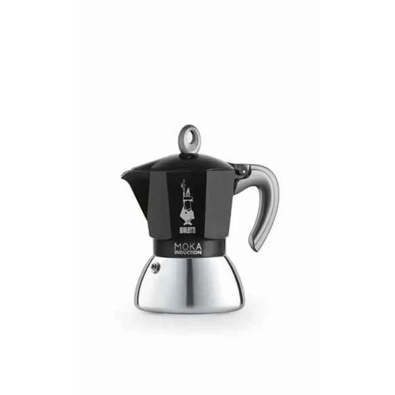 Cafetera Italiana Bialetti Moka Acero Inoxidable Aluminio 200 ml 4 Tazas - Cocina