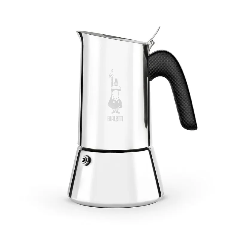 Cafetera Italiana Bialetti Venus box Madera Acero Inoxidable 2 Tazas 100 ml - Cocina