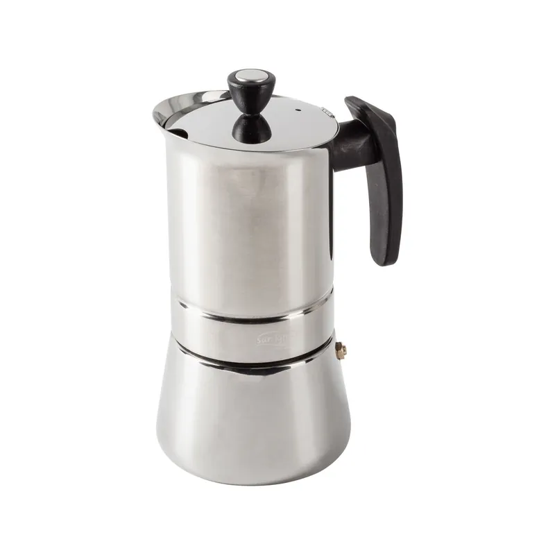Cafetera ROMA 6 tazas acero inoxidable marca San Ignacio - Cocina