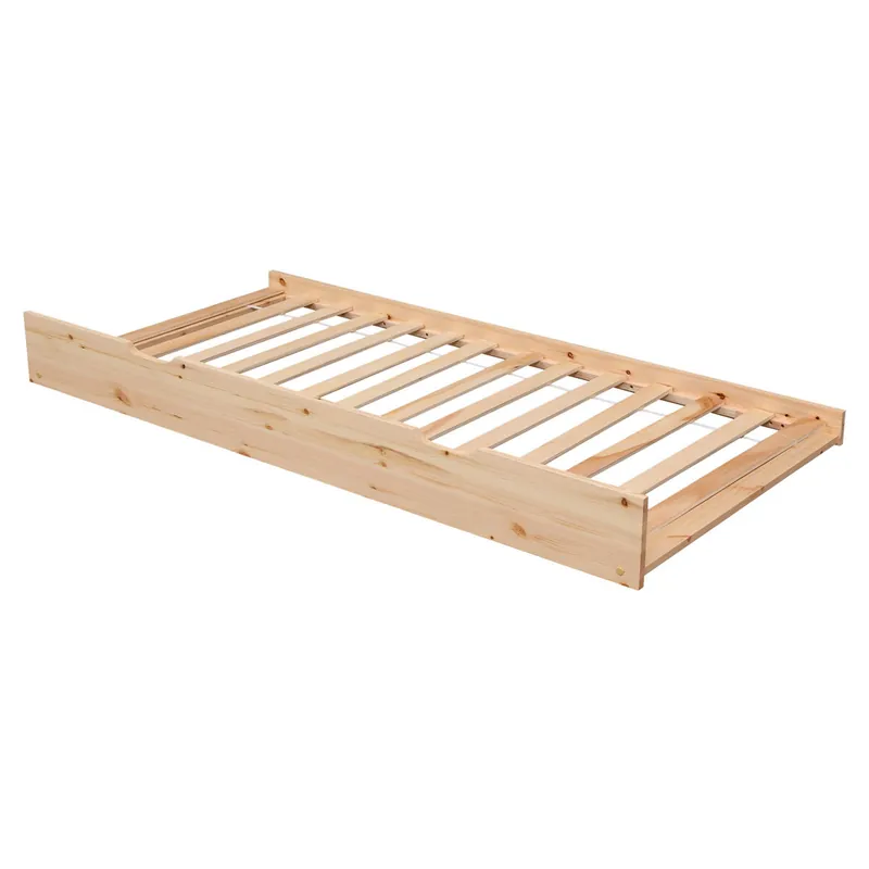 Cajón-cama de madera natural MARCEAU 190×94×21,5 cm