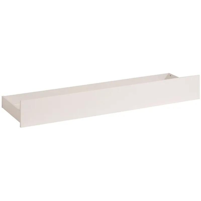 Cajón Inferior para Litera Mouse color Blanco Mate 22x163x42 Cajón cama estilo nórdico - Descanso