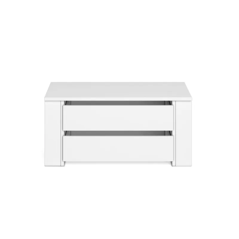 Cajonera interior 2 cajones blanco mate 34,5x88,3x45 cm - Muebles