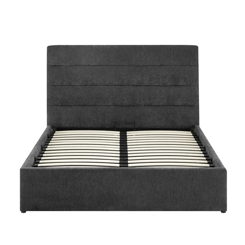 Cama abatible HORIZON 135x190cm gris oscuro - Descanso