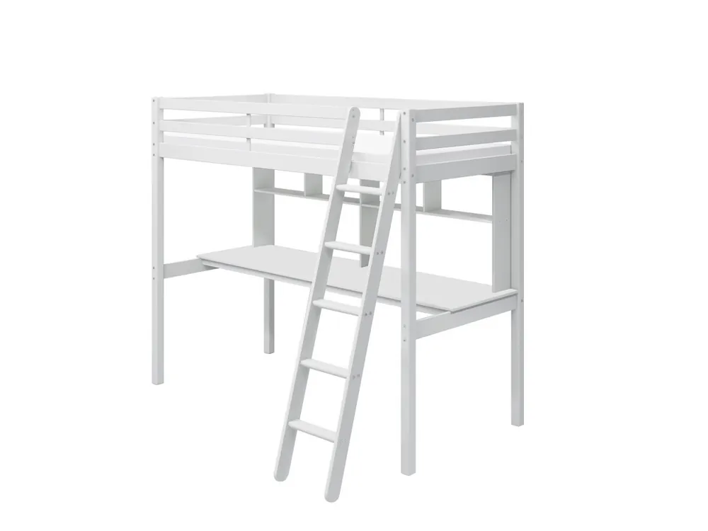 Cama alta infantil ACTIM 208x152x177 Blanco - Bebé