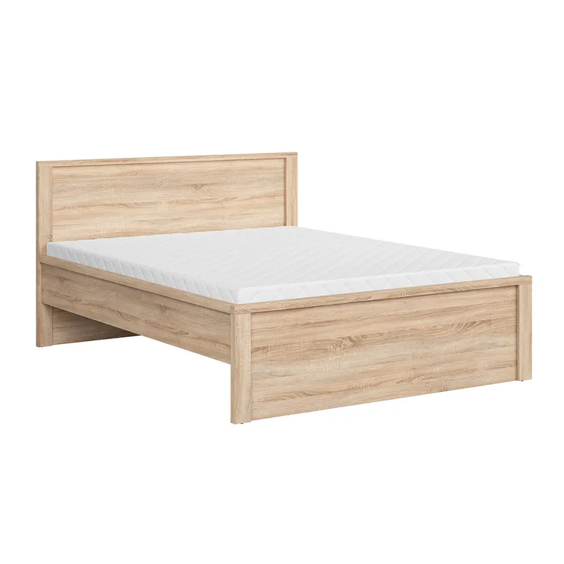 Cama 160x200 con cabecero alto Soren Madera - Descanso
