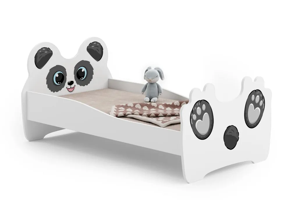 Cama Infantil ANIMALS KSB001 90x164x70 Blanco - Descanso