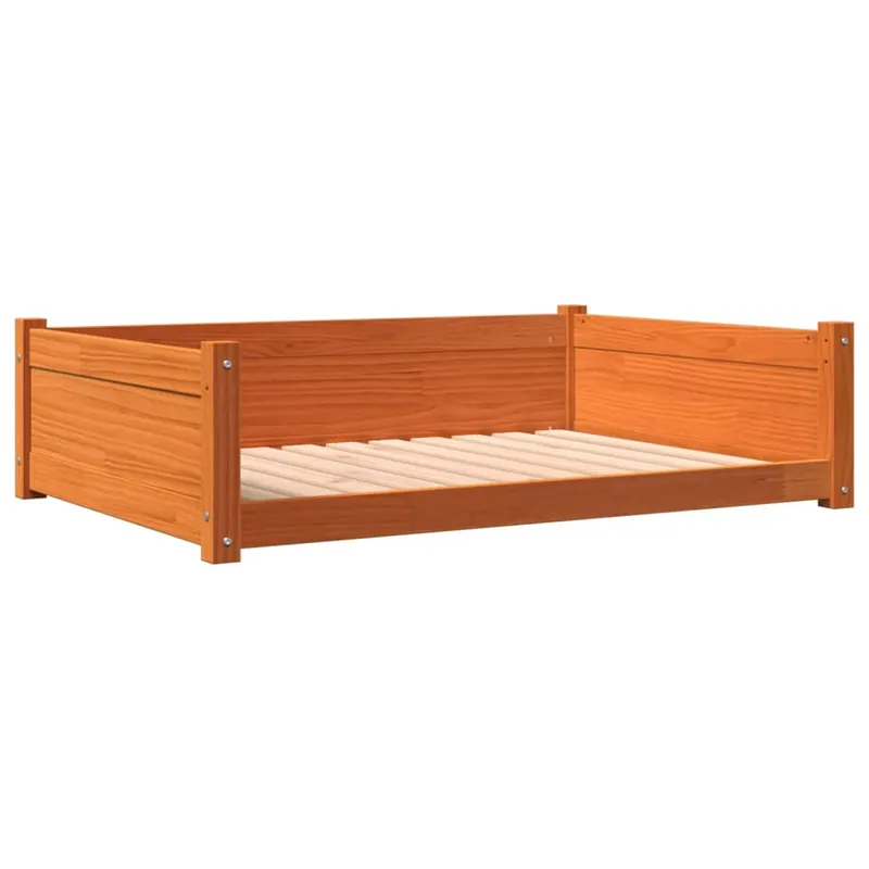 vidaXL Cama para perros madera maciza de pino 55,5x45,5x28 cm - Jardín