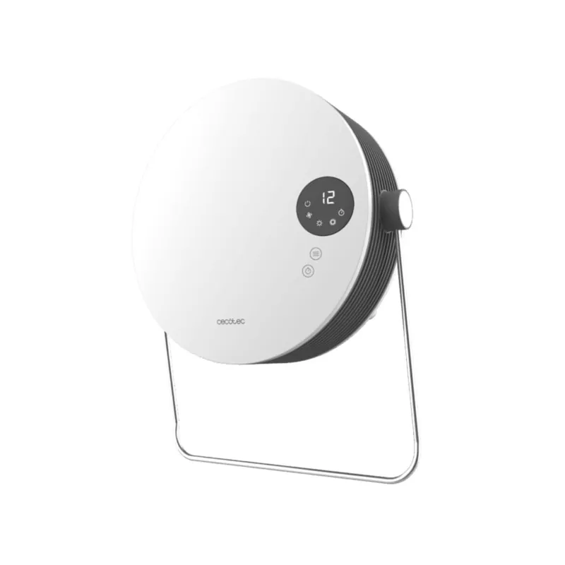Calefactor de pared Cecotec ReadyWarm 2000 Round 2000W con mando a distancia blanco - Electrodomésticos