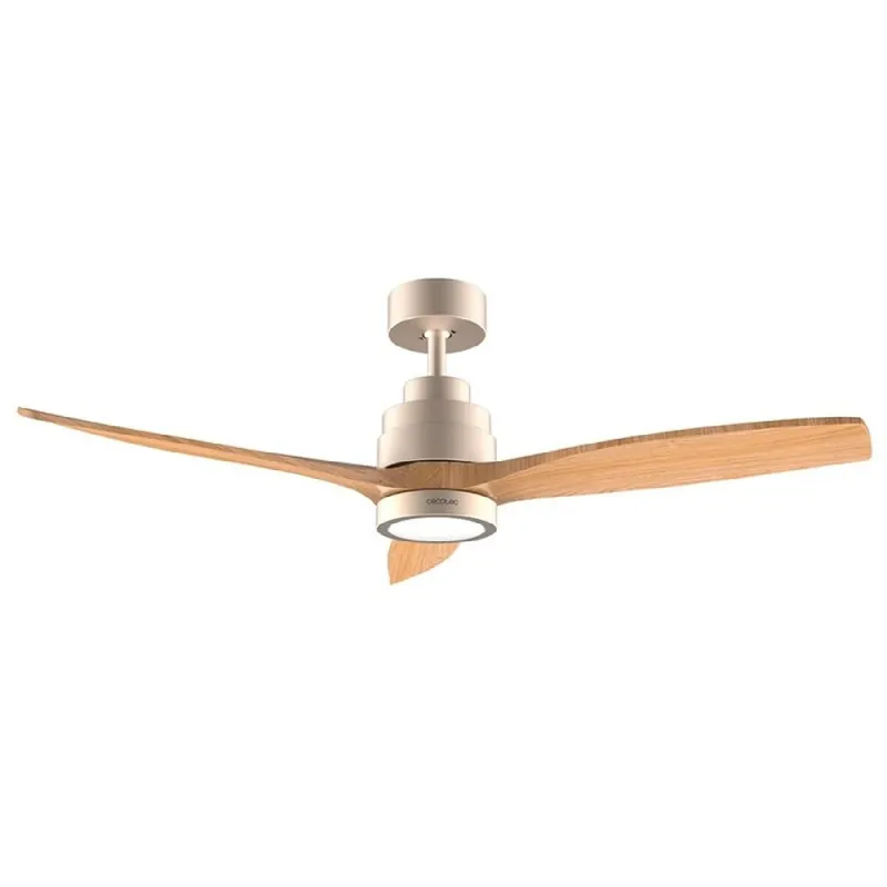 Ventilador de Techo Cecotec EnergySilence Aero 5295 GoldWhite Ø 132 cm Blanco Dorado 18 W 35 W - Electrodomésticos