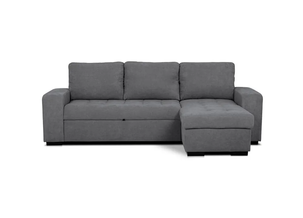 Chaise longue con cama HARRY reversible 3 plazas camel - Sofás sillones puffs