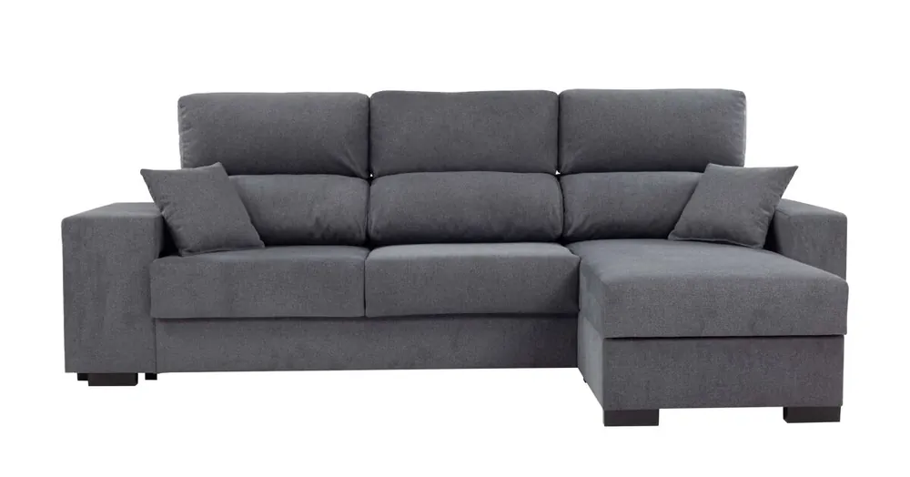 Chaise longue DANY reversible 4 plazas beige - Sofás sillones puffs