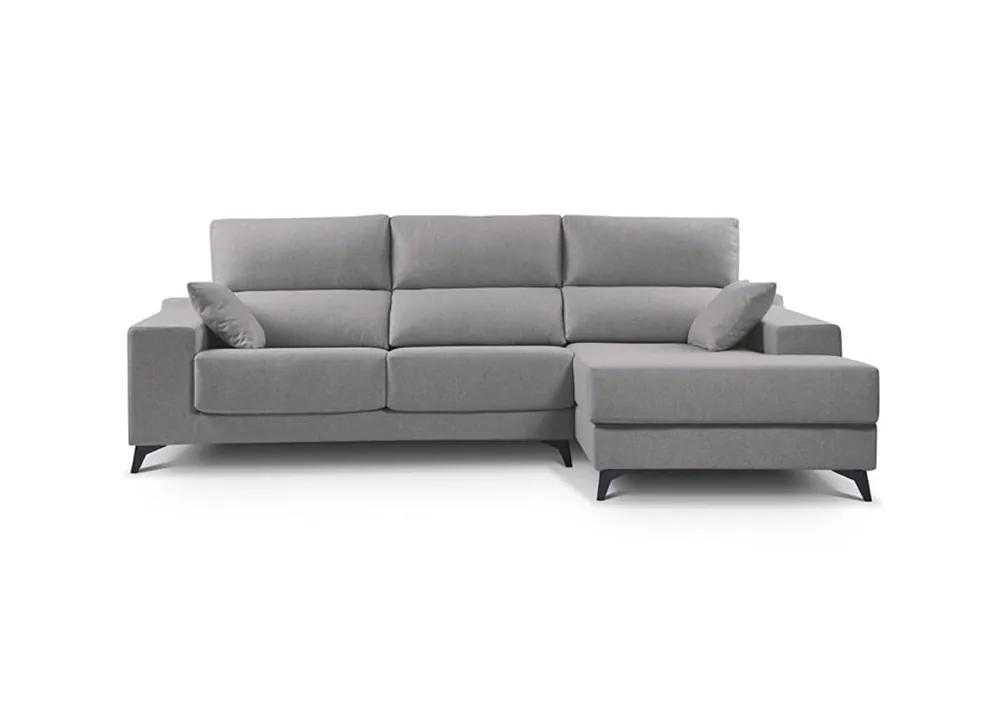 Chaise longue NOELIA XL 4 plazas lado derecho azul claro - Sofás sillones puffs