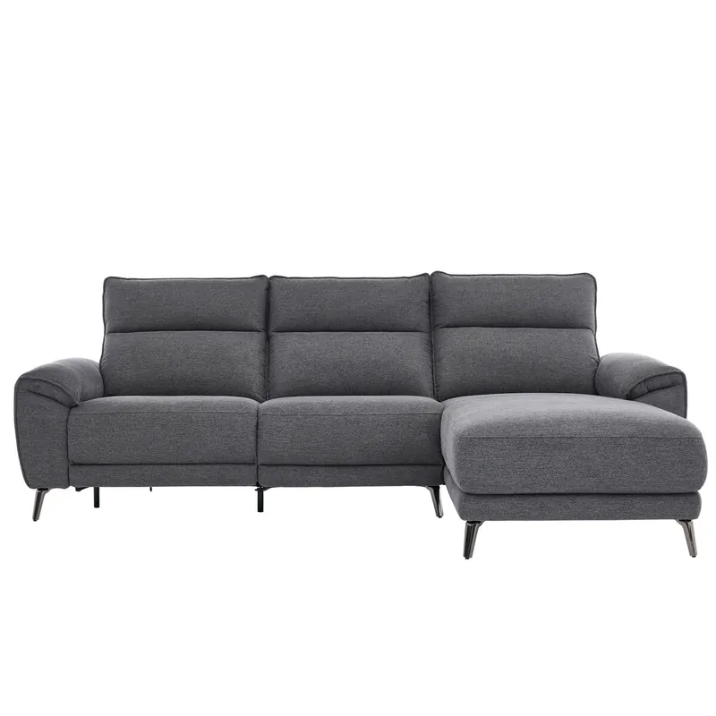 Chaise longue derecha relax eléctrica ISA color azul - Sofás sillones puffs