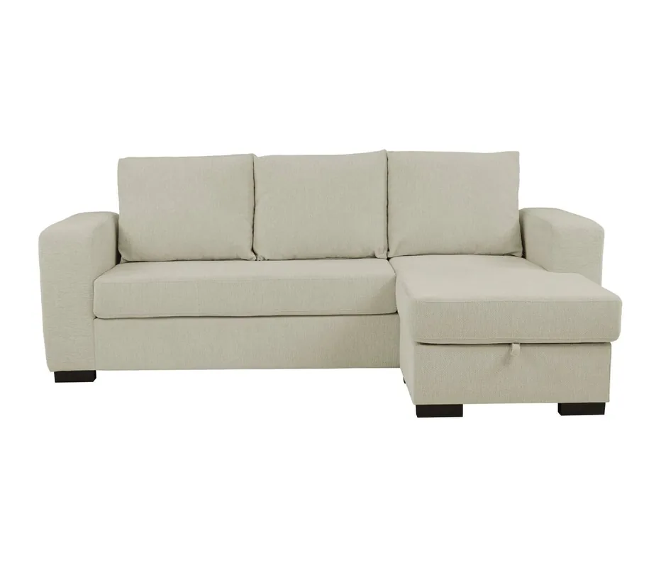 Chaise longue reversible GEORGY color beige - Sofás sillones puffs