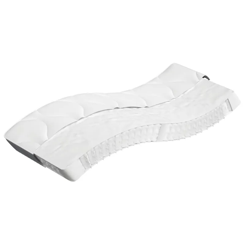 vidaXL Colchón de muelles ensacados para niños firmeza media 80x160 cm - Descanso