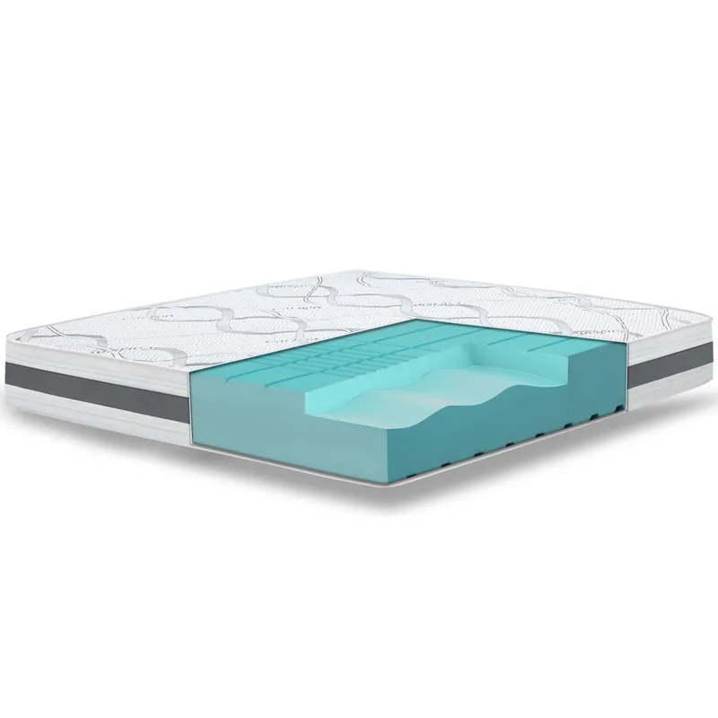 The White Stone Colchón Ortopédico 80x190 cm Firmeza Media | Altura 16 cm | Tejido Hipoalergénico y Transpirable | Propiedades Ergonómicas y Autoconformantes | Hecho en Italia - Descanso