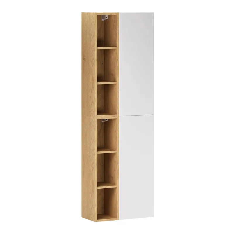 Columna mural para hornacina Oria Blanco mate - Baño